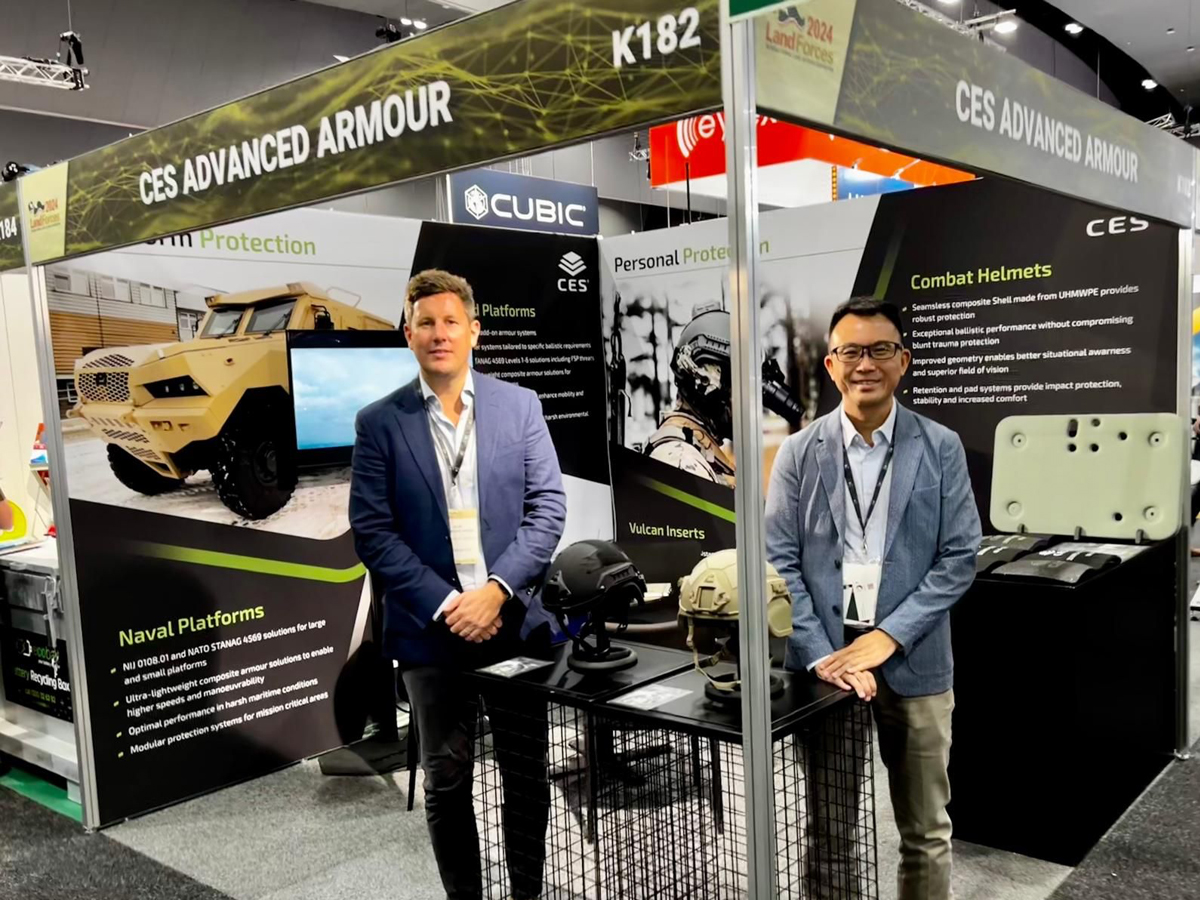 CES Advanced Armour Meets Business Partners at Land Forces 2024 Australia