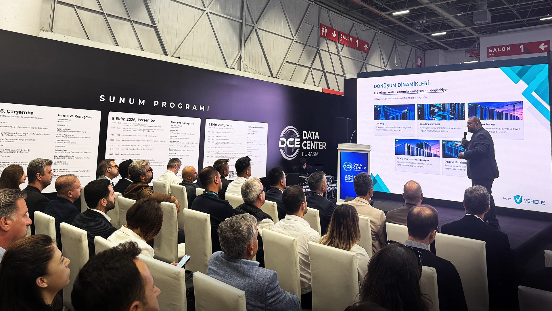 VERIDUS Data Center Eurasia 2026 sunumu: yapay zeka veri merkezlerinde dönüşüm dinamikleri